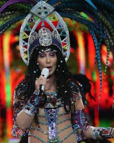 Cher Performing