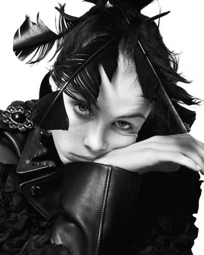 Edie Campbell in Marc Jacobs' collection for Louis Vuitton -as featured in Vogue Paris