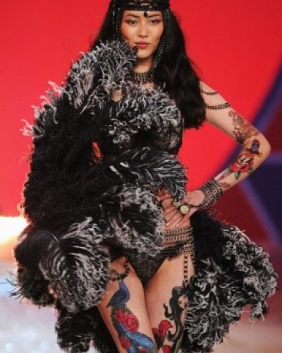 Custom Feather Fans for Victoria's Secret Show 2012