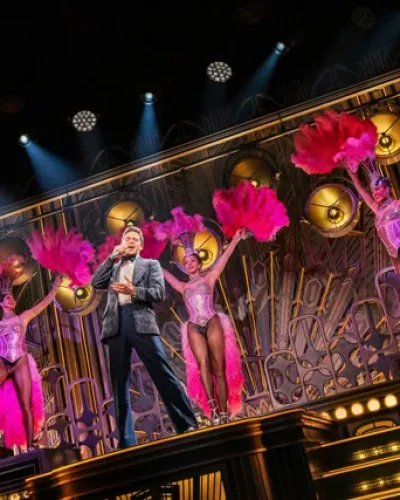 Feather Fans for Just in Time on Broadway