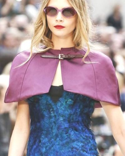 Cara Delevingne in Burberry- 2012