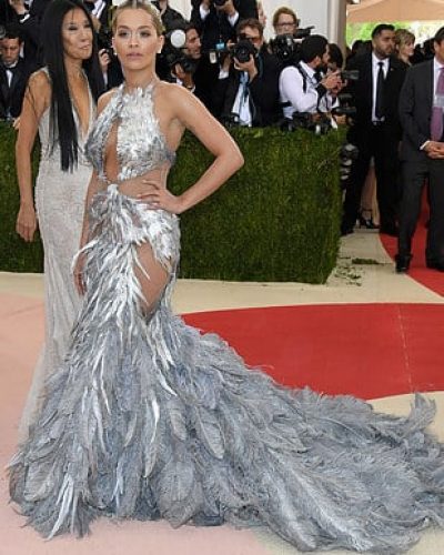 Rita Ora at the 2016 Met Gala in Vera Wang